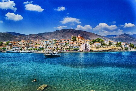Greece galaxidi island photo