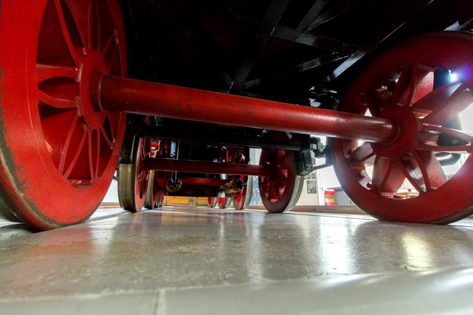 Saxonia (Verkehrsmuseum Dresden) - Unterboden 