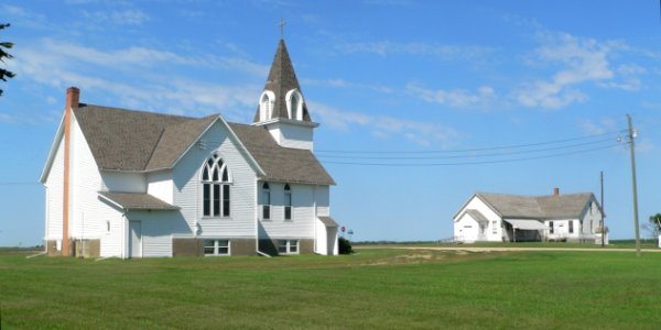 Savo ALC church and hall from SE 1