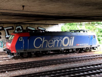 SBB CFF FFS Cargo, Re 42 028-8, ChemOil Logistics AG