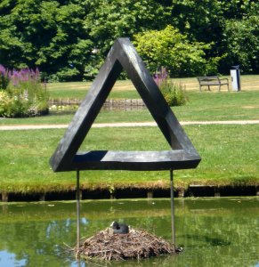 Sassenheim kunstwerk de onmogelijke driehoek