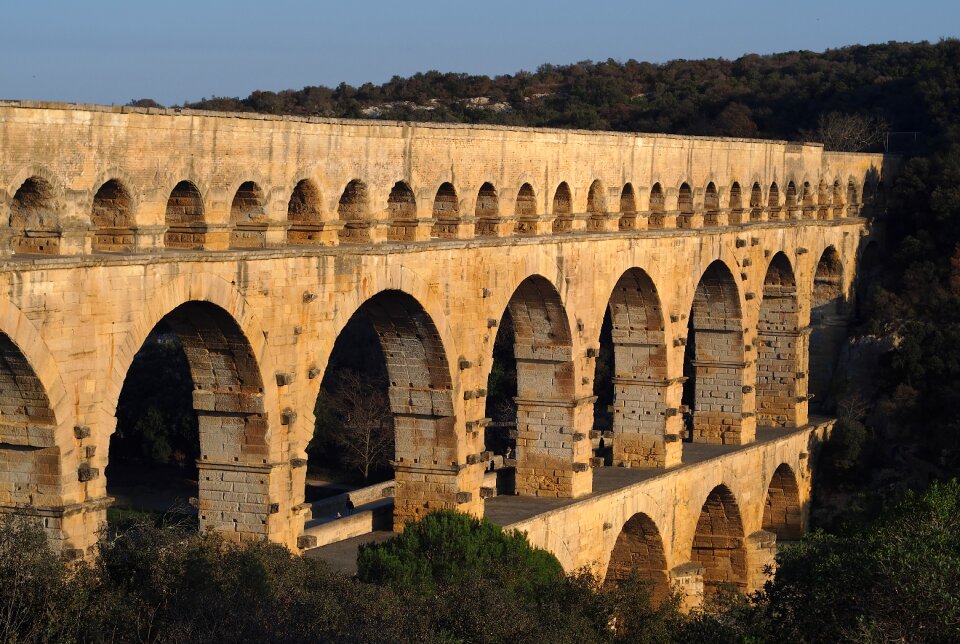 Pont du gard aqueduct heritage