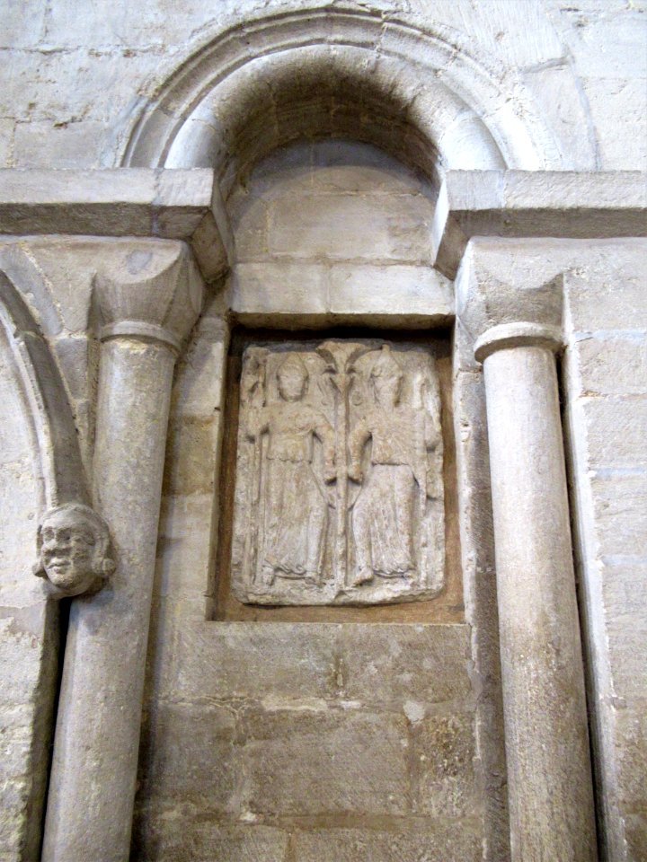 Saxon carving, Peterborough Cathedral