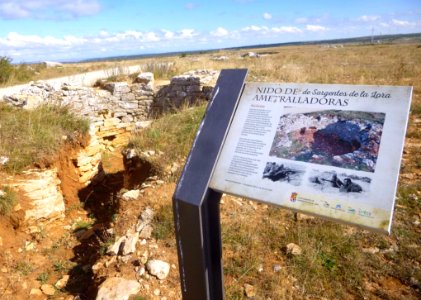 Sargentes de la Lora - Nido de ametralladoras de la Guerra Civil 3