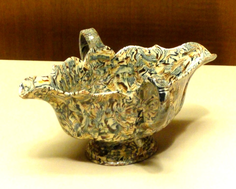 Sauceboat, Staffordshire, c. 1750-1765 - Nelson-Atkins Museum of Art - DSC08721