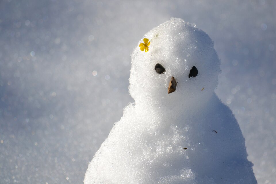 Snowman snow winter