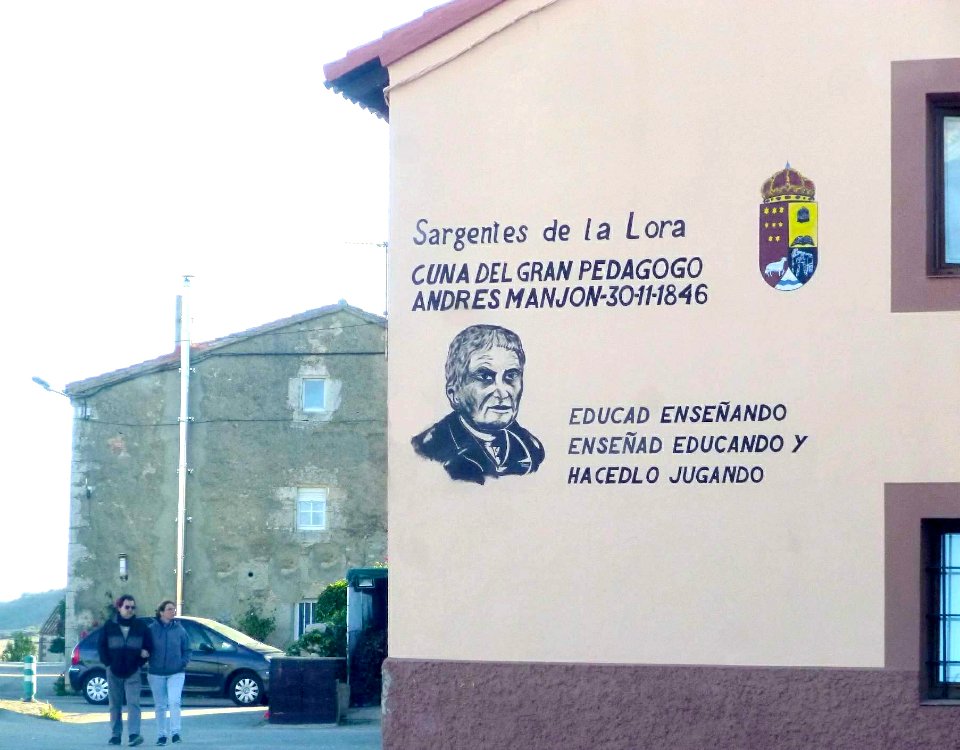 Sargentes de la Lora - Mural del Padre Manjón