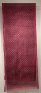 Sari from India, Rajasthan, Bagru, Honolulu Museum of Art 3967.1