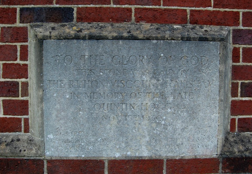 Sarisbury Green United Reformed Church, Bridge Road, Sarisbury (May 2019) (Foundation Stone)