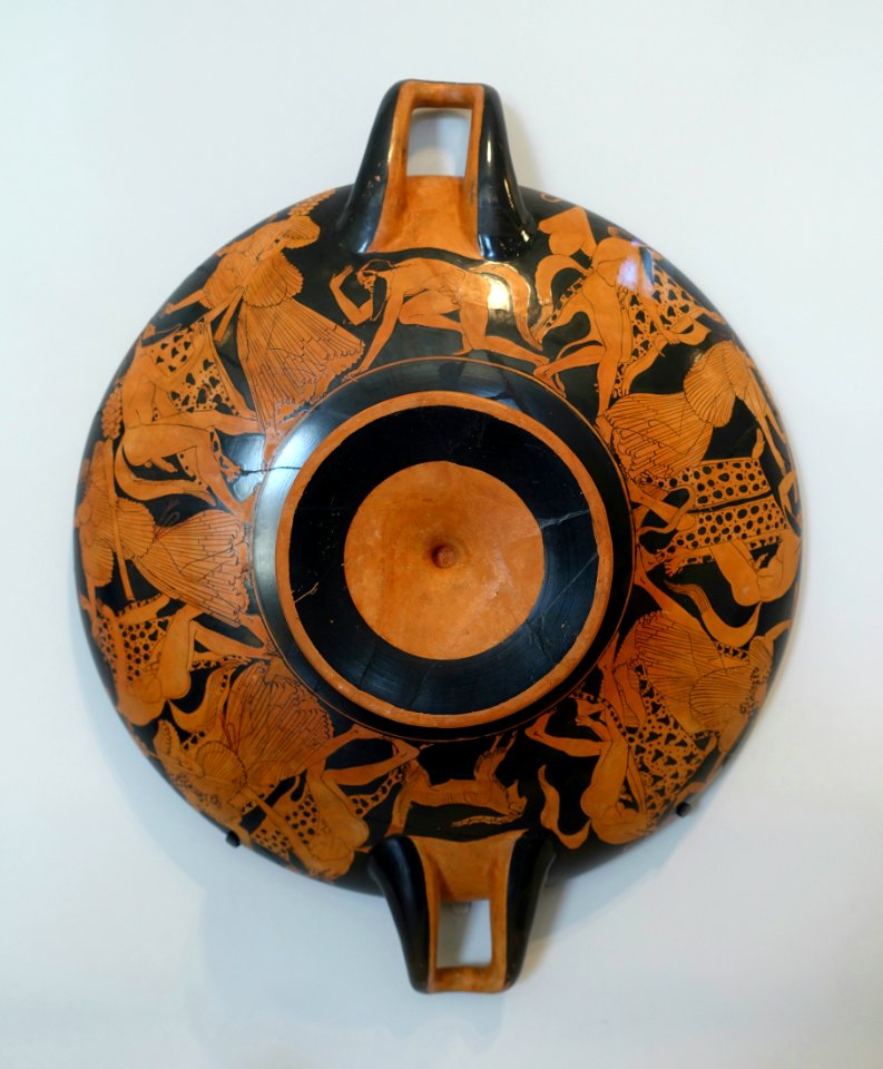 Satyrs and Maenads, Makron, Greek, Attic, 490-480 BC, terracotta, red-figure technique - Arthur M. Sackler Museum, Harvard University - DSC01560