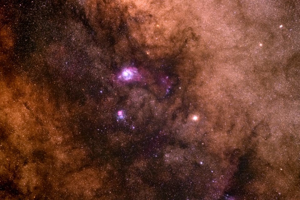 Saturn Swims Amongst the Nebulae