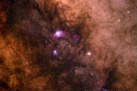 Saturn Swims Amongst the Nebulae