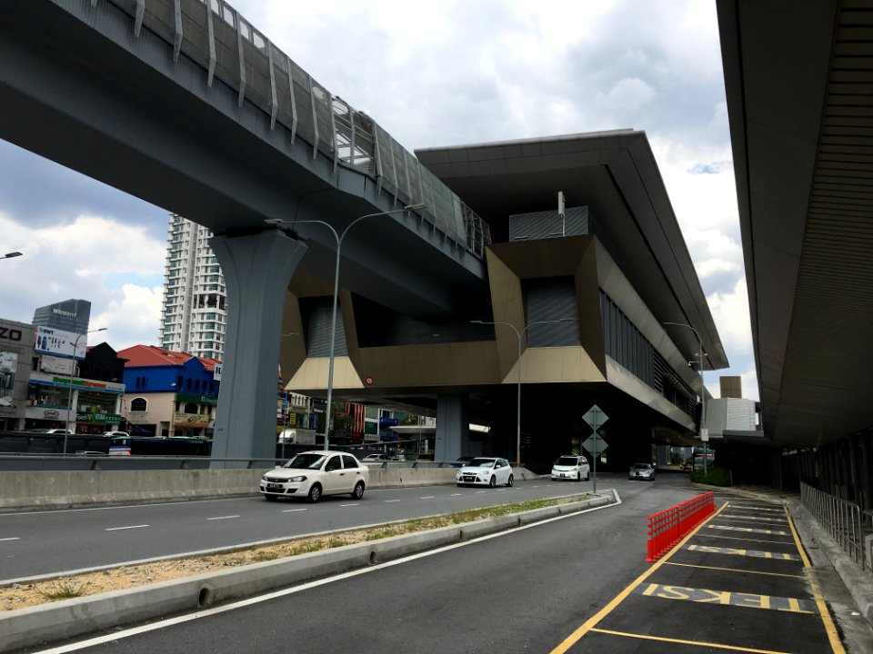 SBK Line Surian Station Entrance A feeder bus stop 1