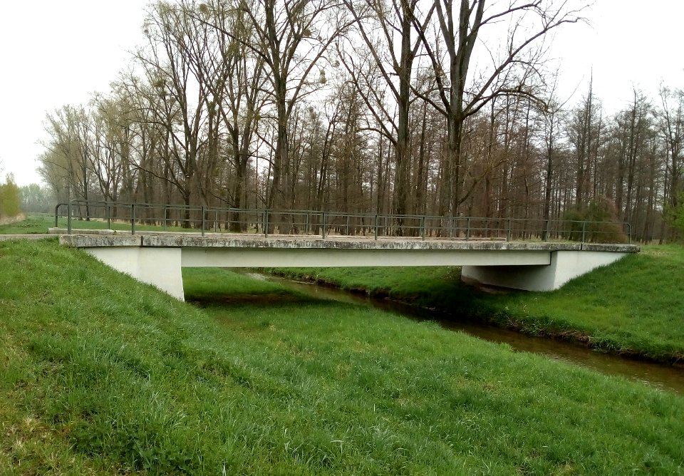Sasbach-Laufbach-Röderbach-Flutkanal, Brücke im Hägenich