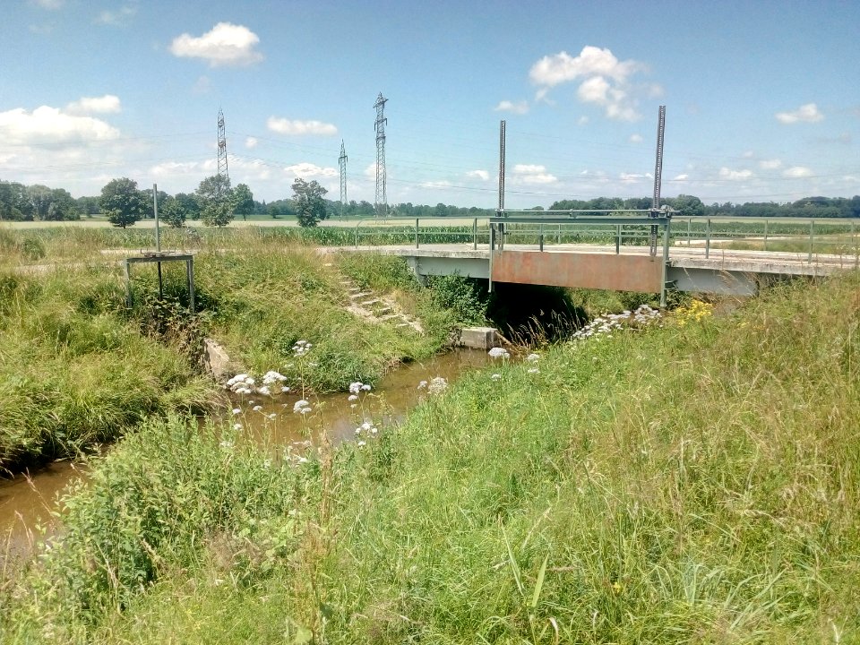 Sasbach-Flutkanal, Schütz, Brücke, Gemeinde Sasbach