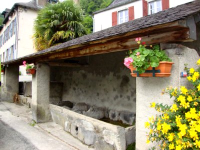 Sarrance (Pyr-Atl, Fr) lavoir