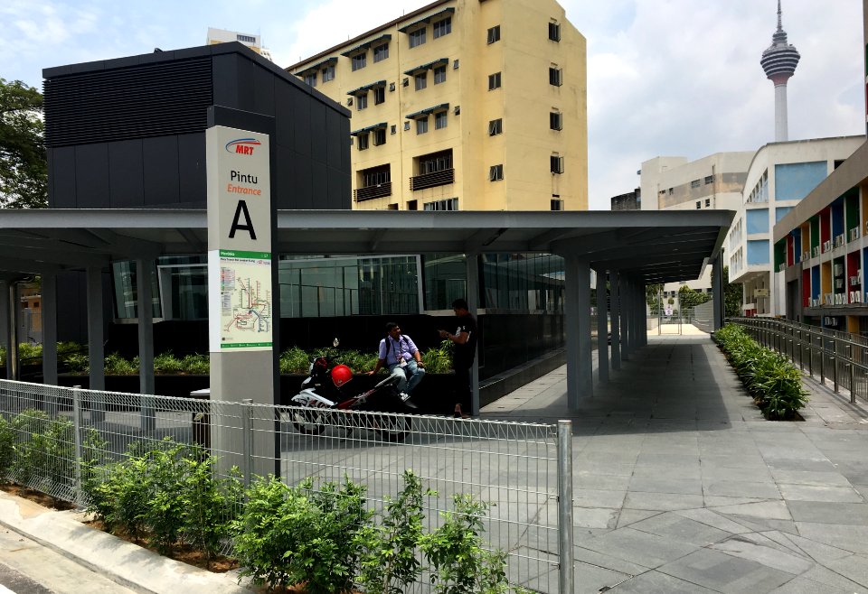 SBK Line Merdeka Station Entrance A 3