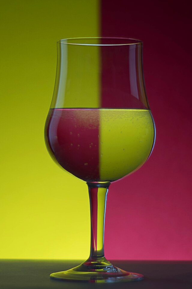 Abstract yellow red pattern