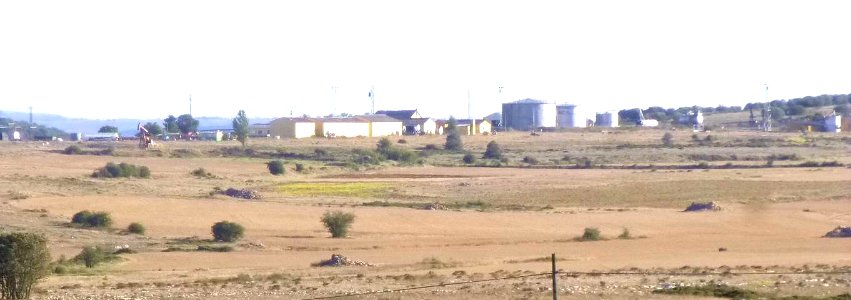 Sargentes de la Lora - Campo petrolífero de Ayoluengo, estación de tratamiento