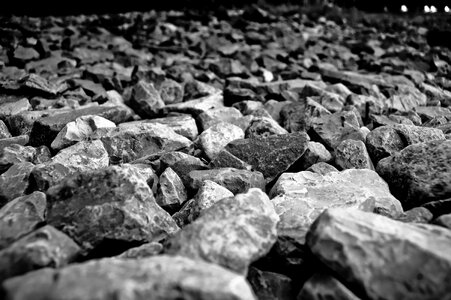 Hard landscaping rocks photo