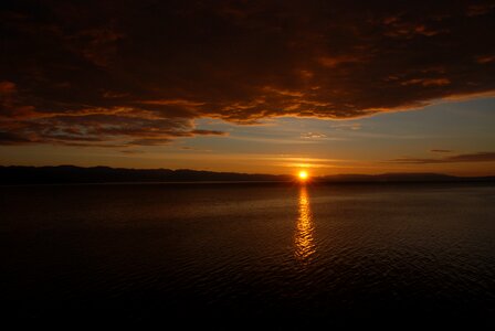 Sunset sea abendstimmung