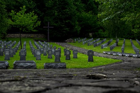 Tombstones the second world war german military cemetery photo