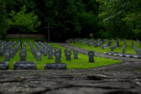 Tombstones the second world war german military cemetery