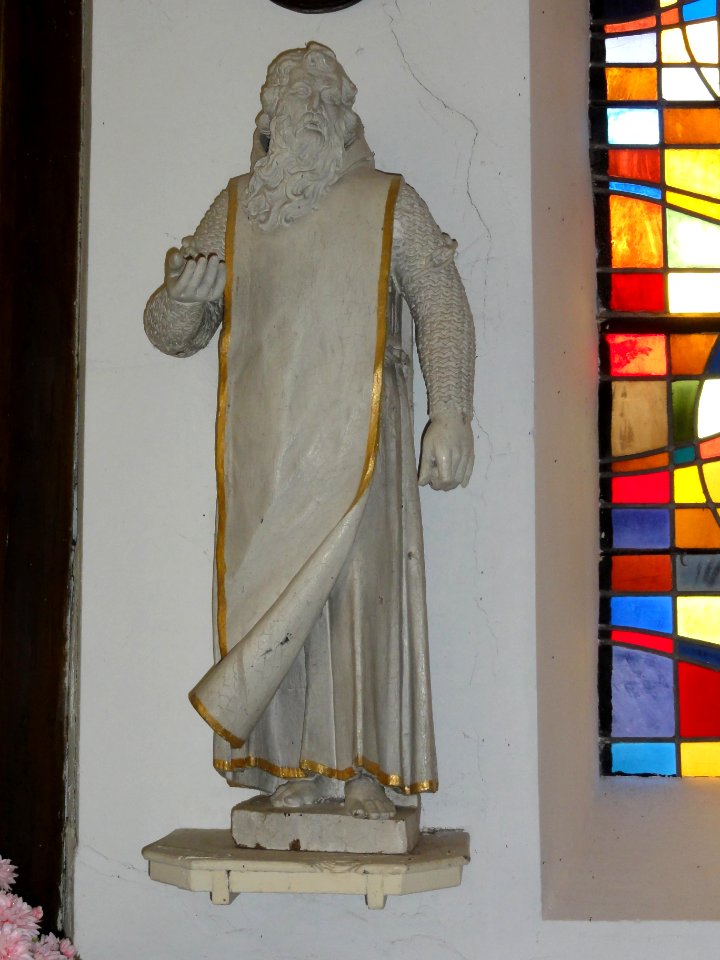 Saussay (Seine-Mar.) église, statue 05