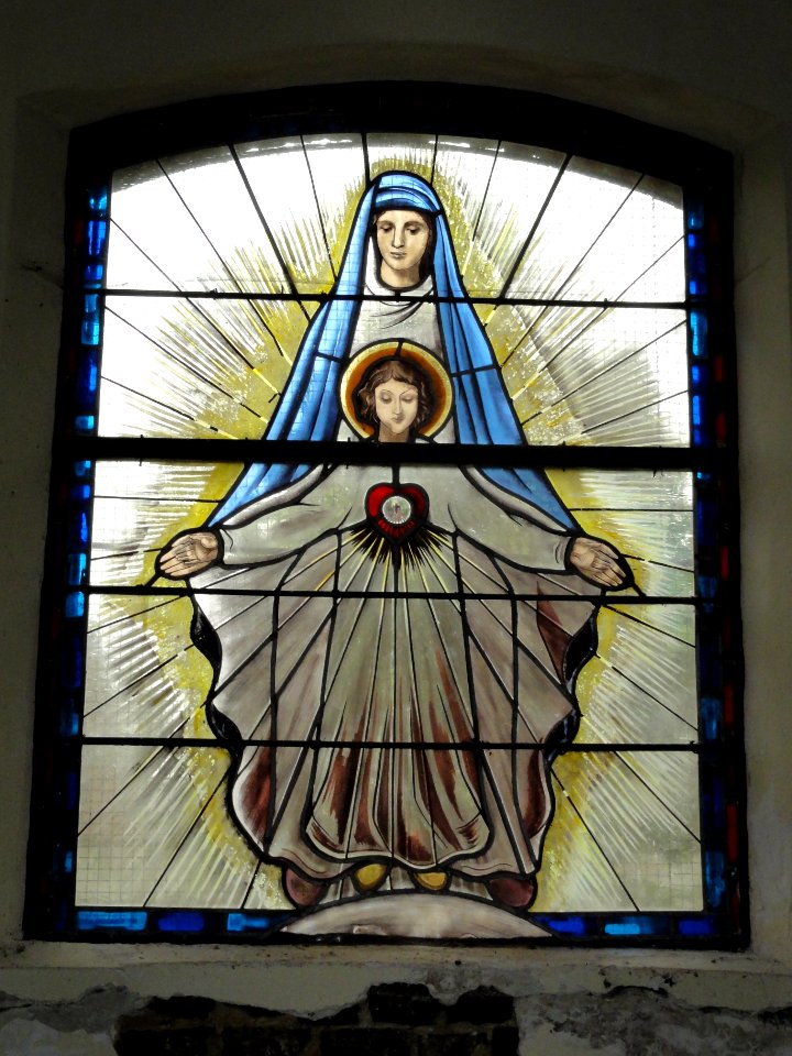 Sausseuzemare-en-Caux (Seine-Mar.) église, vitrail 04