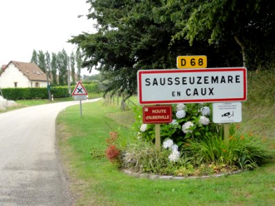 Sausseuzemare-en-Caux (Seine-Mar.) entrée