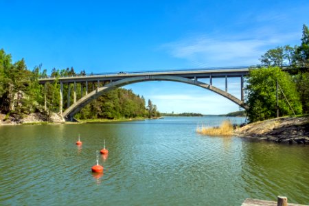 Sattmark bridge Parainen Finland photo