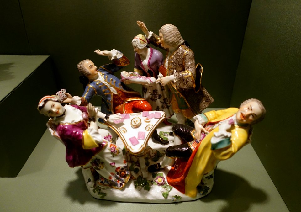 Satirical group by Johann Joachim Kandler, Meissen, Germany, c. 1742, porcelain, 1982.60.317 - Metropolitan Museum of Art - New York City - DSC07732