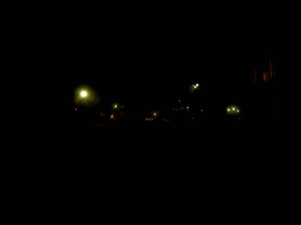 Sather Gate at night 2