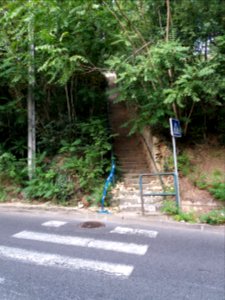 Sathonay-Village - Montée du Village, escalier qui monte rue Saint Maurice