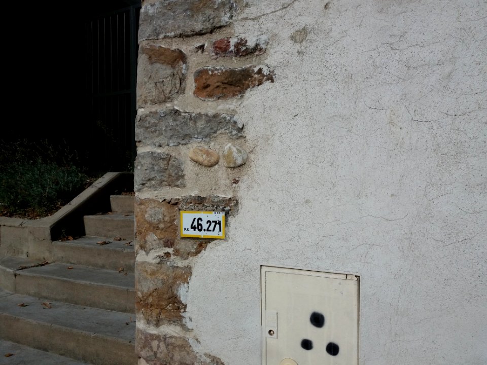 Sathonay-Village - Montée du Village, point kilométrique 46.271