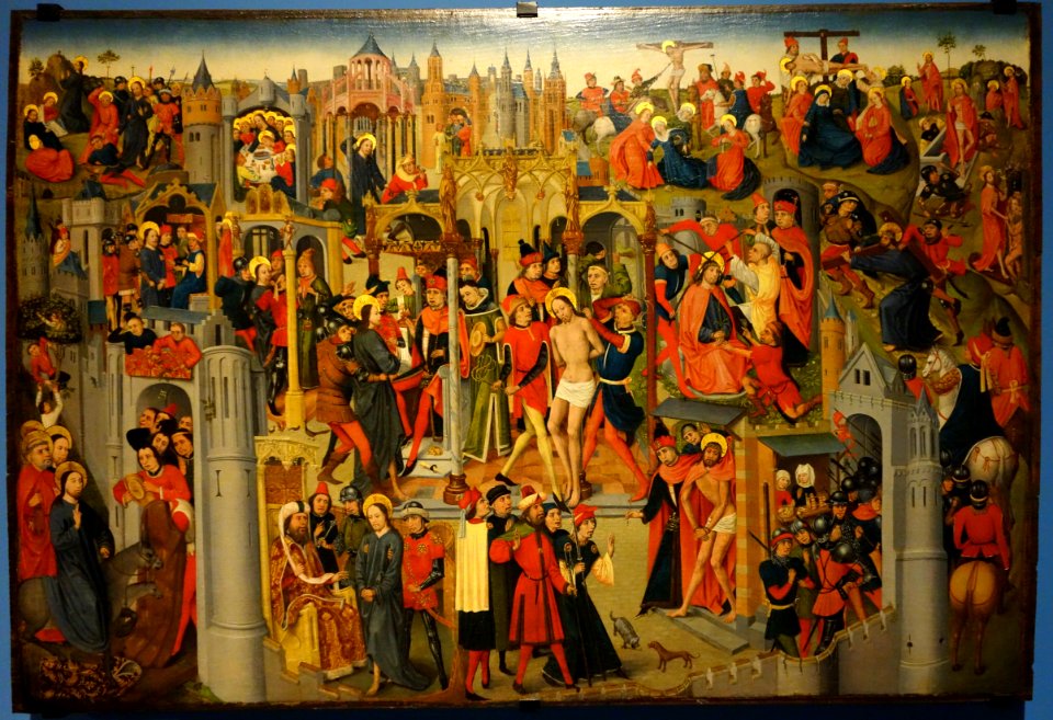 Scenes of the Passion of Christ, artist unknown, Brabant, c. 1470-1490 - Museum M - Leuven, Belgium - DSC05175