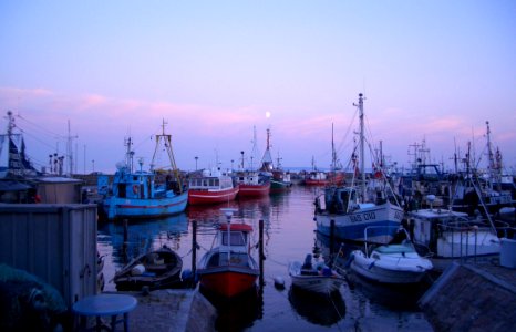 Sassnitz Hafen am Abend