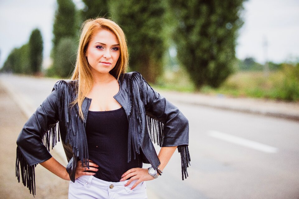 Woman girl model