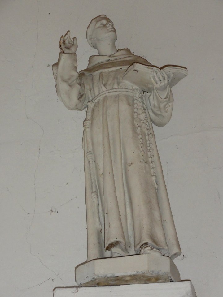 Saussay (Seine-Mar.) église, statue 01