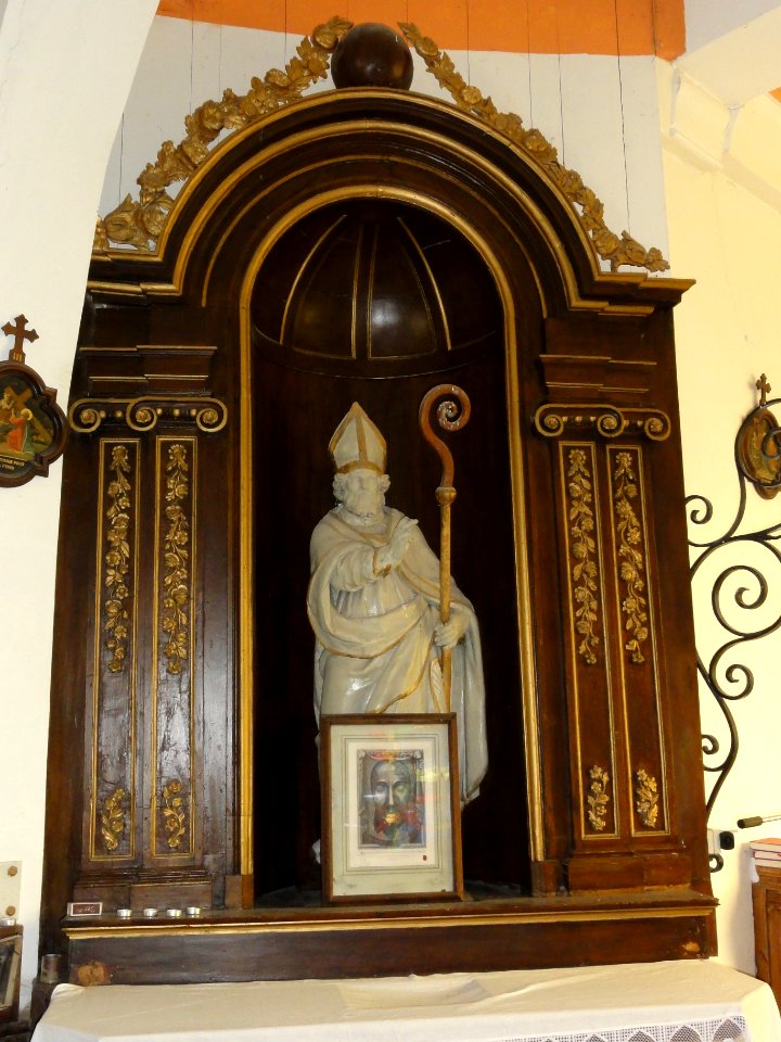 Saussay (Seine-Mar.) église, statue 03