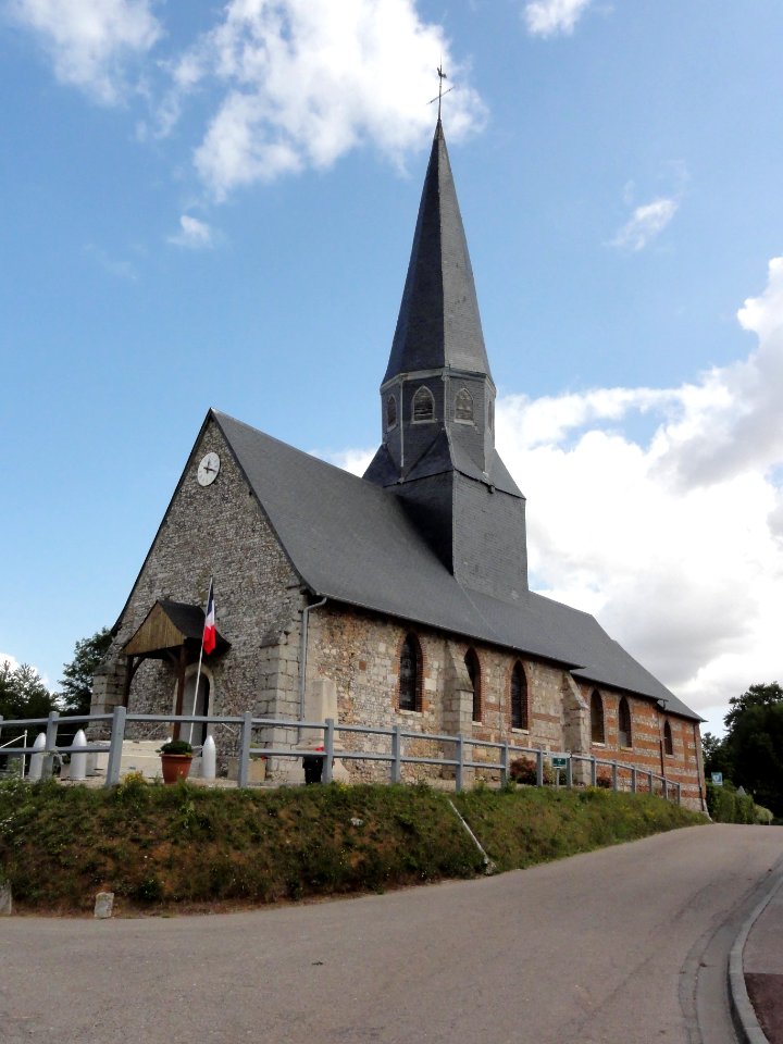 Saussay (Seine-Mar.) église extérieur (01)