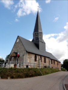 Saussay (Seine-Mar.) église extérieur (01)
