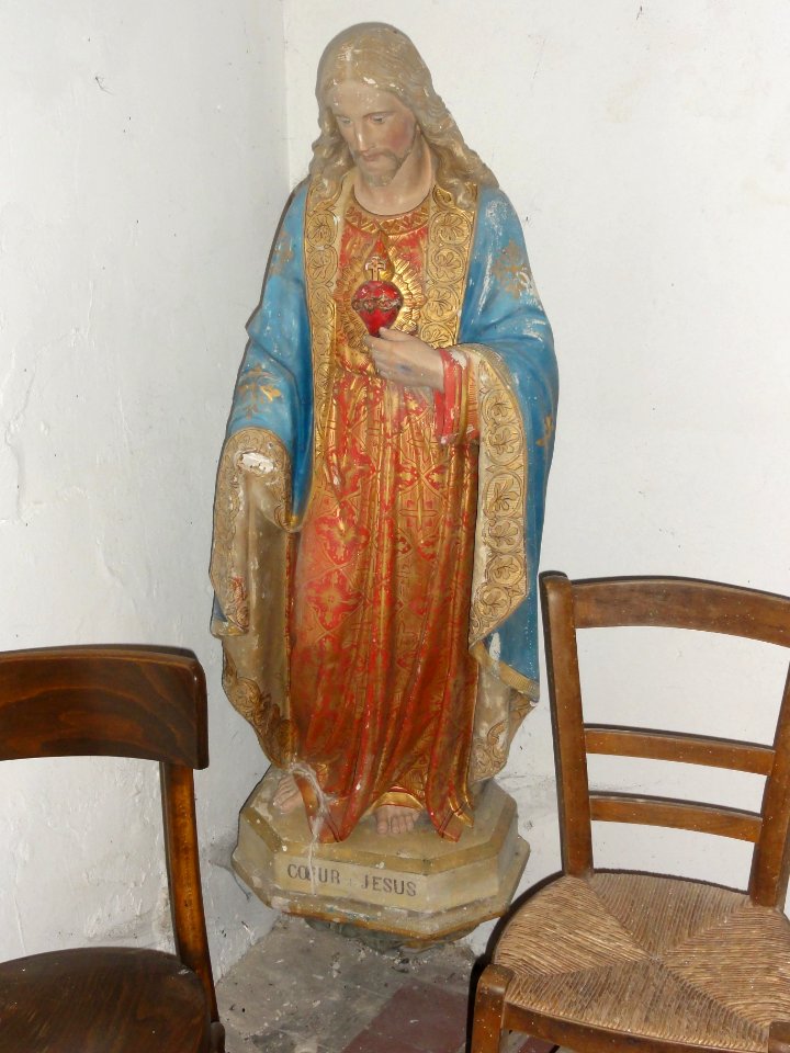 Saussay (Seine-Mar.) église, statue 11