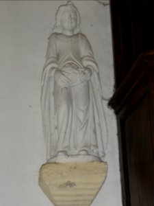 Saussay (Seine-Mar.) église, statue 02