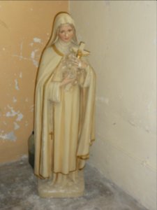 Sausseuzemare-en-Caux (Seine-Mar.) église, statue 15 Sainte Thérèse de Lisieux