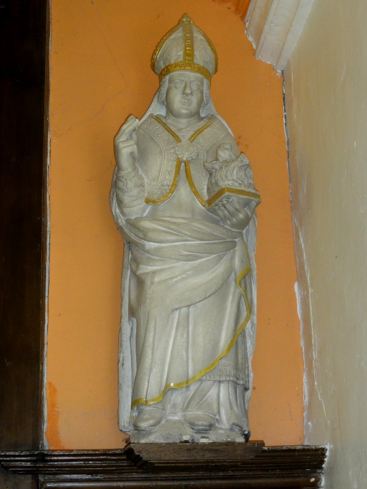 Saussay (Seine-Mar.) église, statue 10
