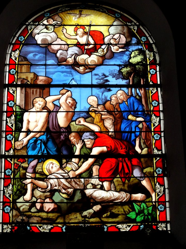 Sausseuzemare-en-Caux (Seine-Mar.) église, vitrail 01