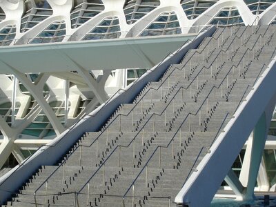 Architecture ladder city of arts and sciences