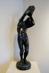 Sauna by George Demetrios, 1936-1936, bronze - Cape Ann Museum - Gloucester, MA - DSC01446