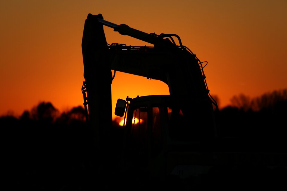 Sunset site construction work